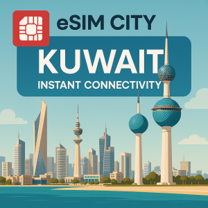 6 eSIM Plans for Europe and Asia - Kuwait